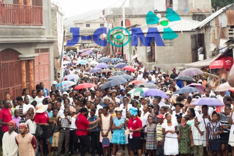 Les fidèles ont manifesté leur foi ce vendredi à Jérémie