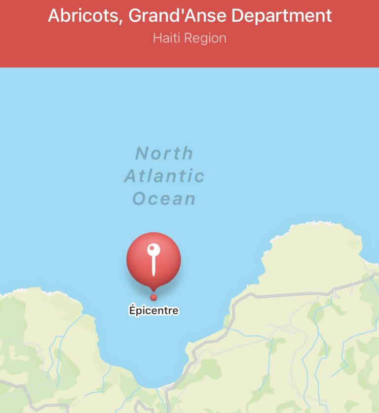 Secousse sismique dans la Grand’Anse