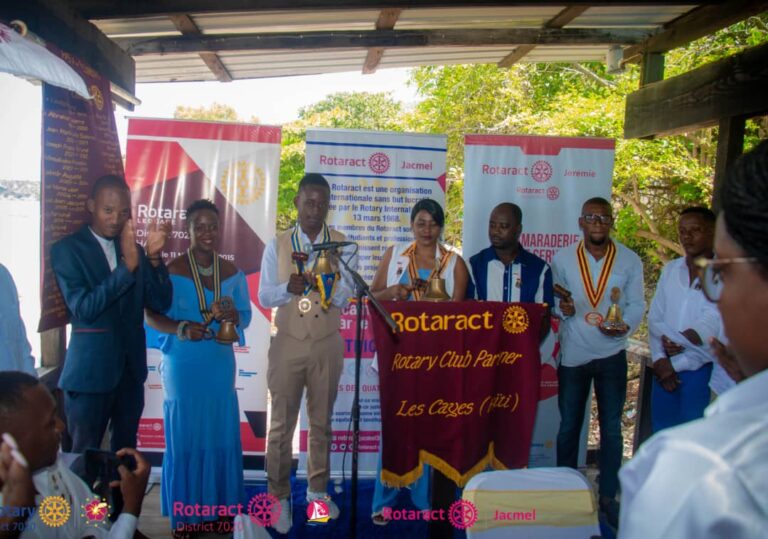 Le Rotaract Club de Jérémie a un nouveau comité exécutif pour l’année rotaracienne 2023-2024