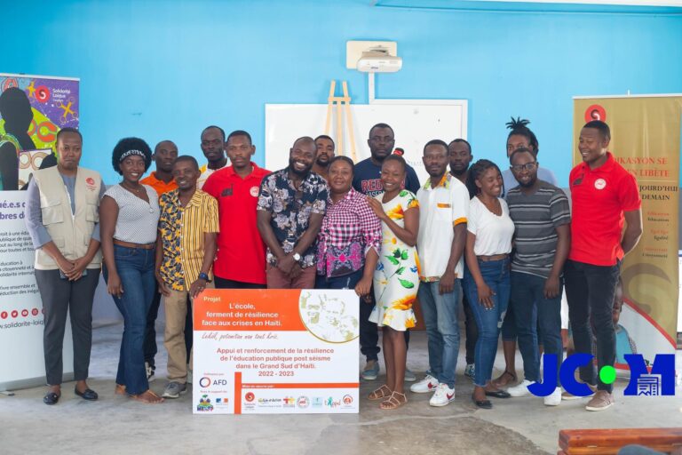Solidarité Laïque Haïti et l’AAPEJ : Un partenariat dynamique pour l’éducation dans le Grand Sud d’Haïti