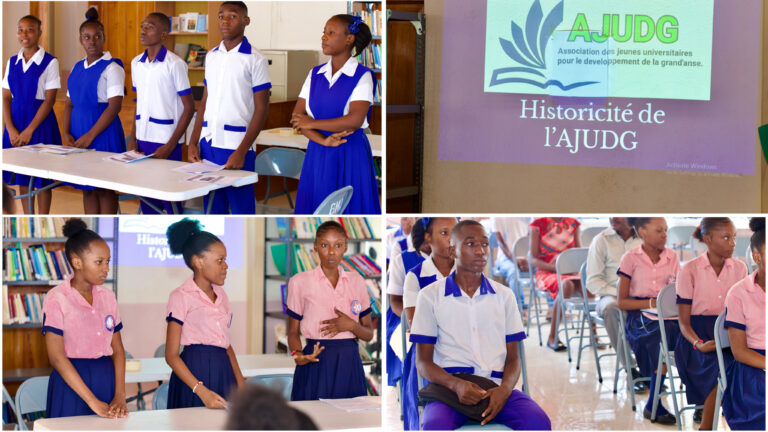 Jérémie: Face aux défis de l’environnement, sensibilisation des écoliers par AJUDG